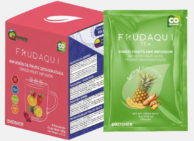 INFUSIÓN DE FRUTAS DESHIDRATADAS 15g  X 8 Uds PRIMAVERA